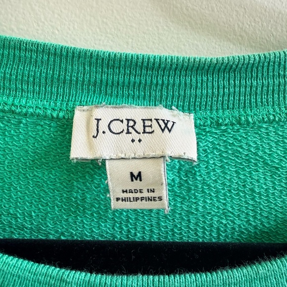 J. Crew Green 'Vacation!' Sweatshirt - Picture 4 of 6